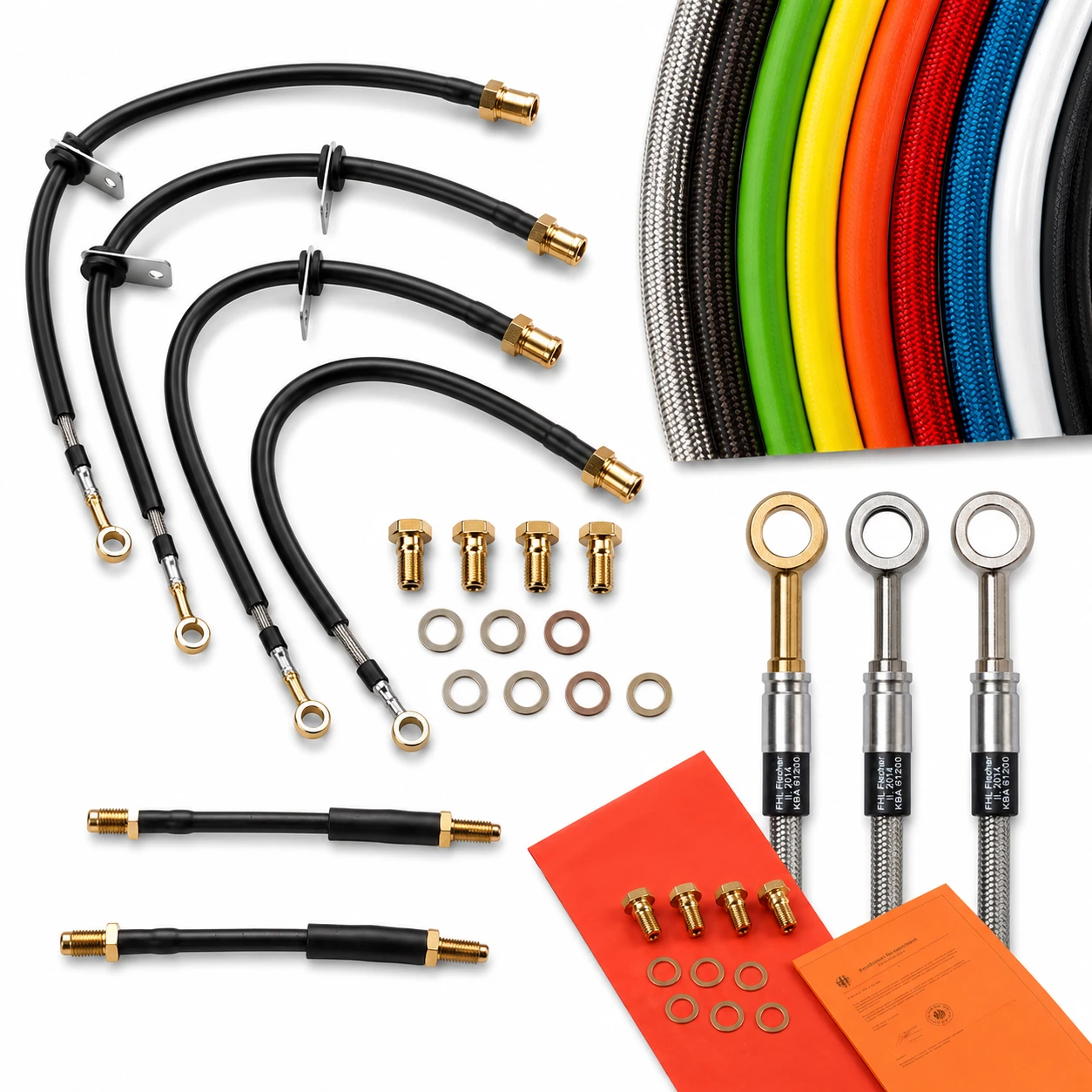 Fischer Stahlflex Bremsleitungskit für Audi Q3 RS (F3)